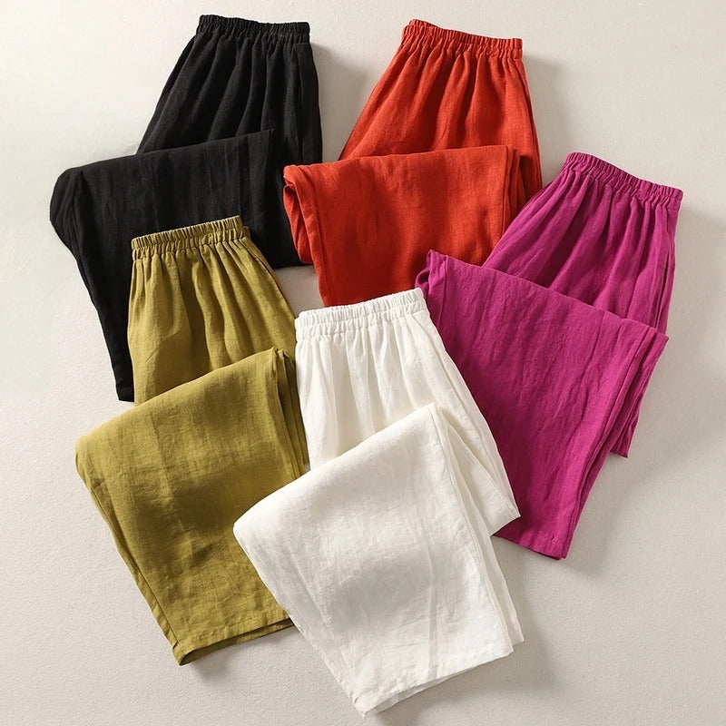 The Arden | Linen loose pants