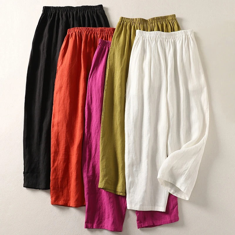 The Arden | Linen loose pants