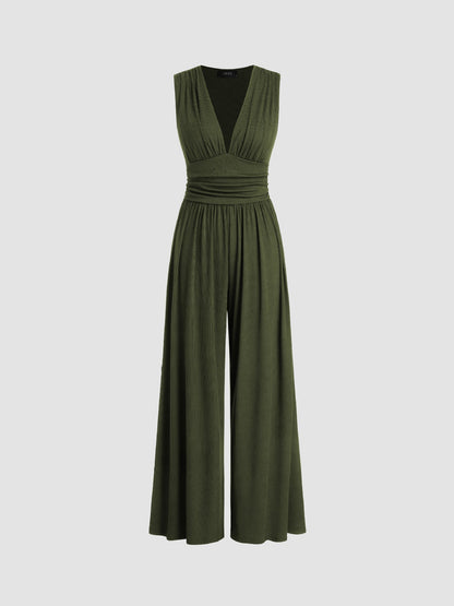 AMELIA | Elegant Sleeveless Wide-Leg Jumpsuit