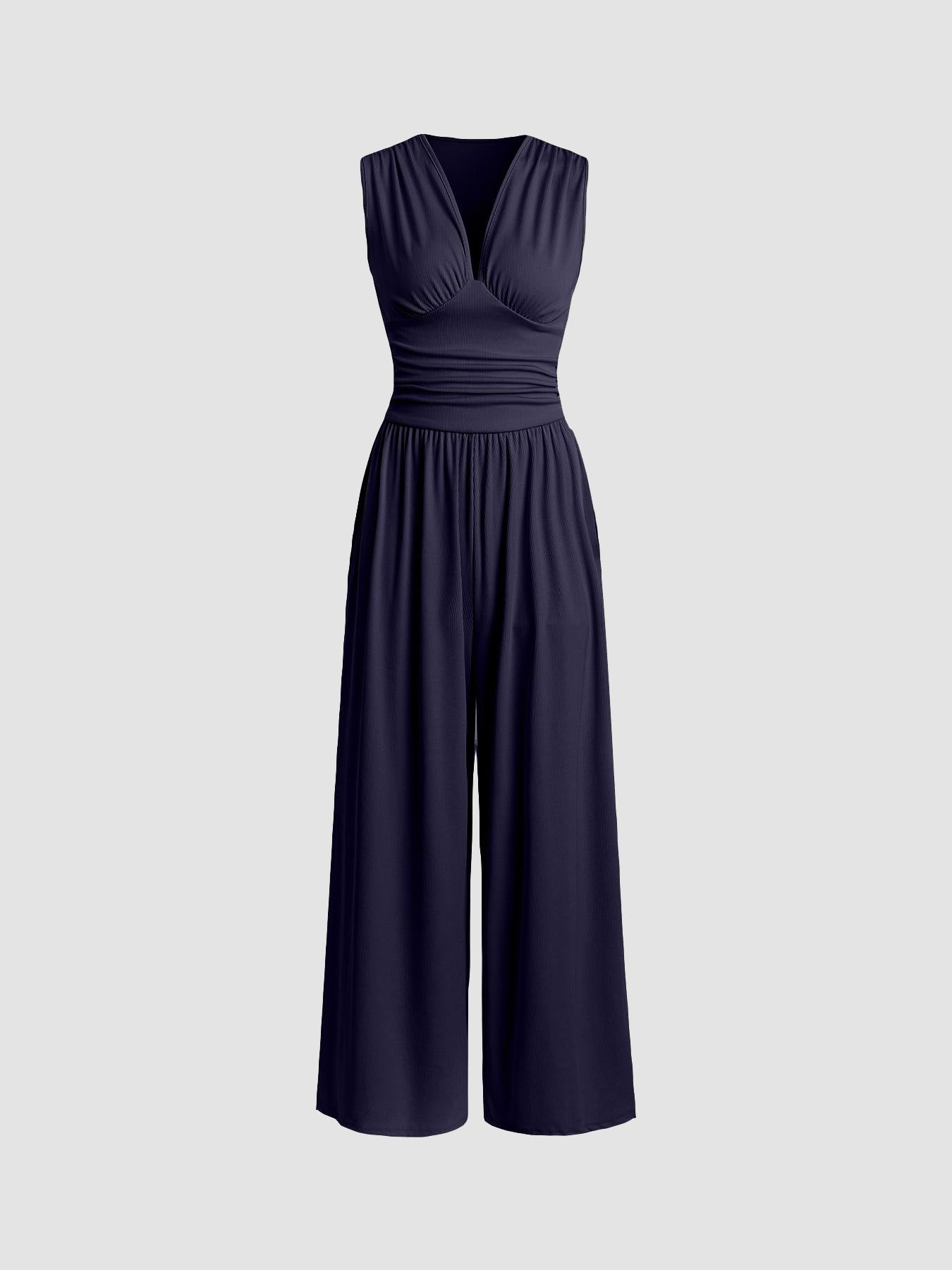 AMELIA | Elegant Sleeveless Wide-Leg Jumpsuit