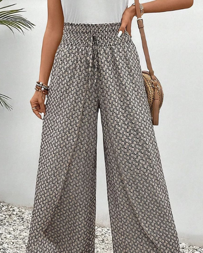 Sahara  | Drift Printed Palazzo Trousers