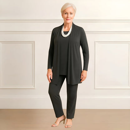 Rosy Cardigan, Top & Pants Set