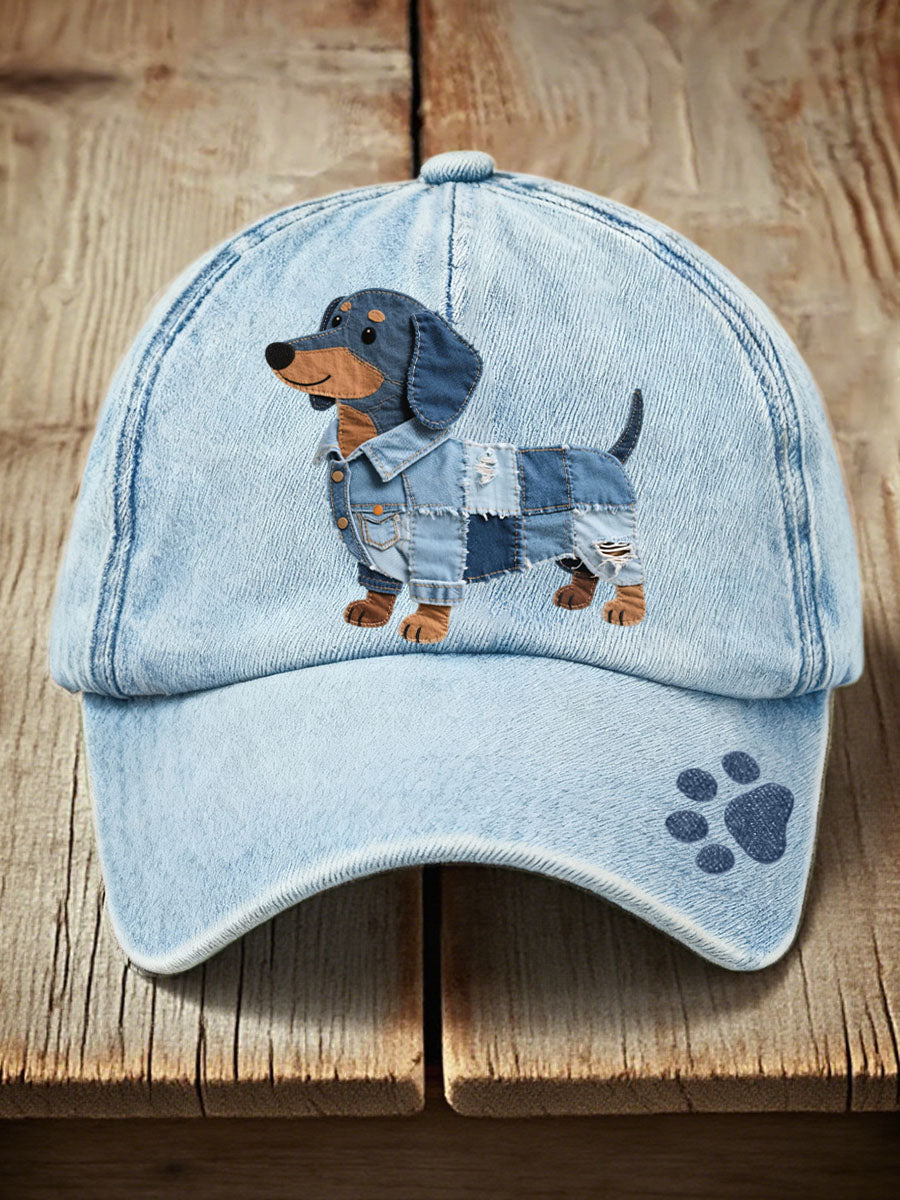 Bonita – Unisex Artistic Dachshund Patchwork