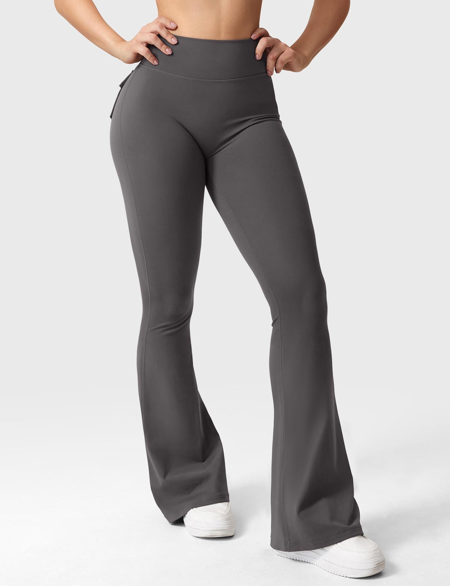 Brittany Flared Leggings with Pockets