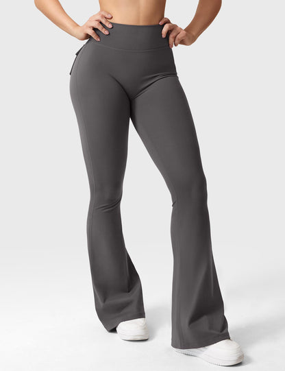 Brittany Flared Leggings with Pockets