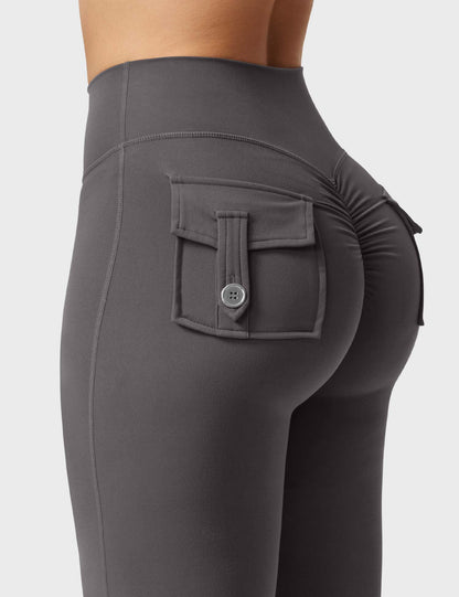 Brittany Flared Leggings with Pockets