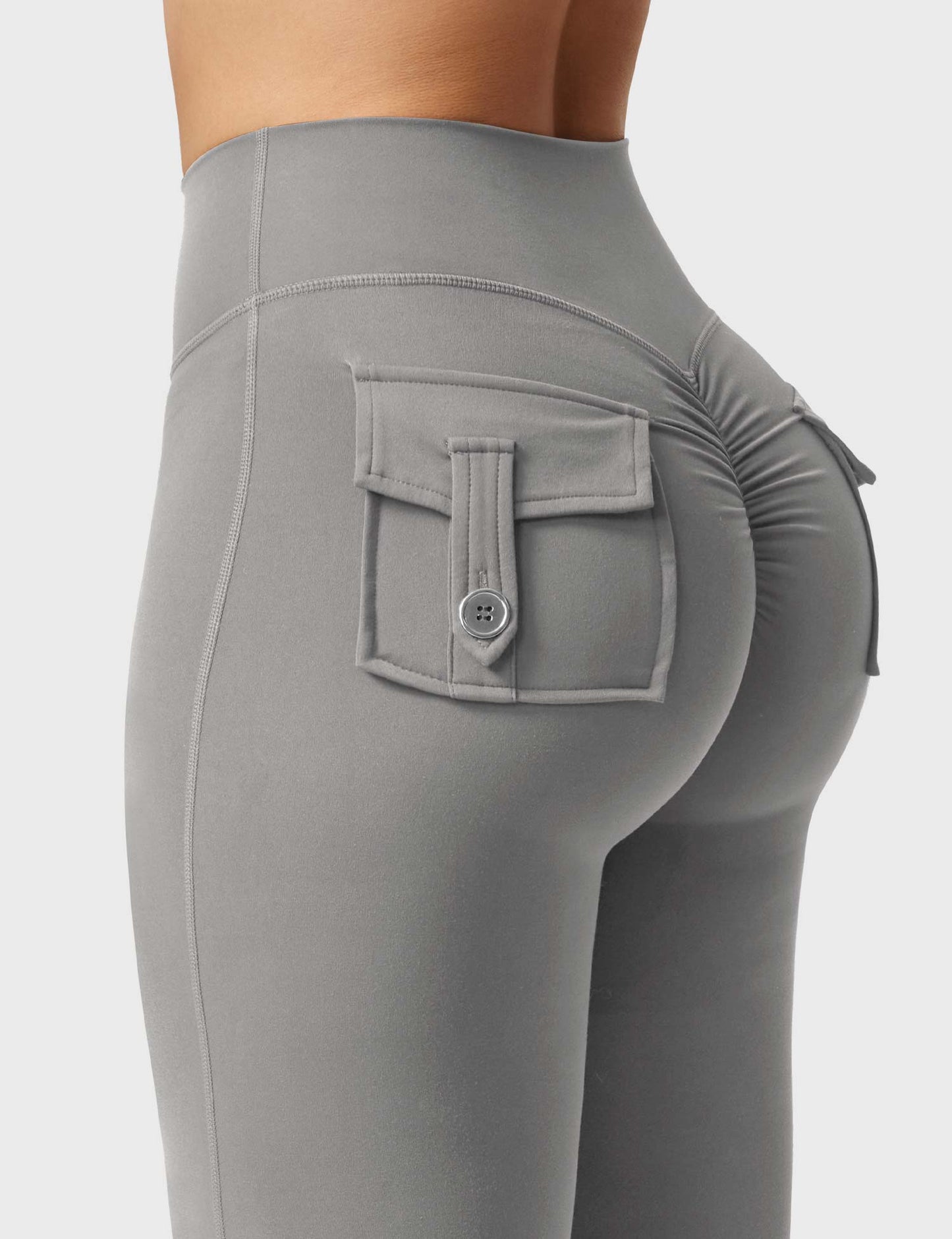 Brittany Flared Leggings with Pockets