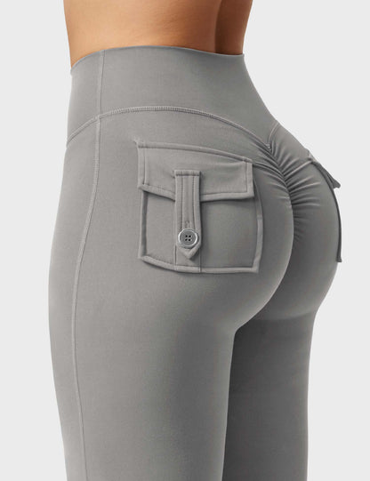 Brittany Flared Leggings with Pockets