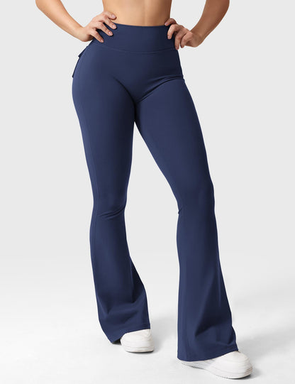 Brittany Flared Leggings with Pockets