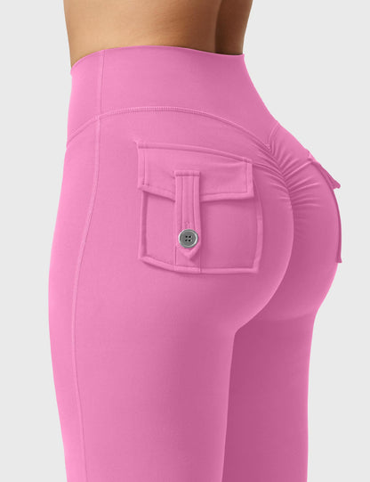 Brittany Flared Leggings with Pockets