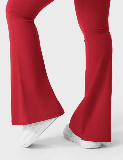 Brittany Flared Leggings with Pockets