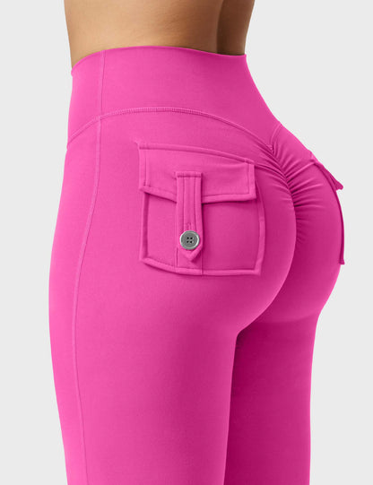 Brittany Flared Leggings with Pockets