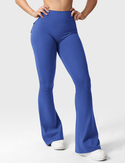 Brittany Flared Leggings with Pockets