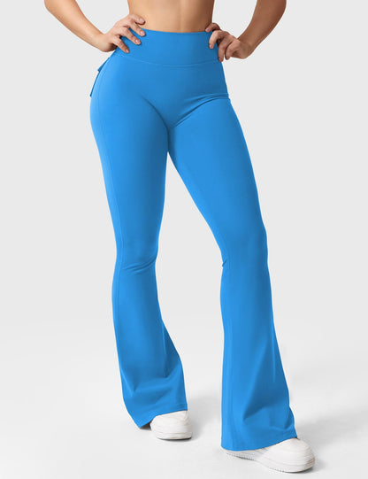 Brittany Flared Leggings with Pockets